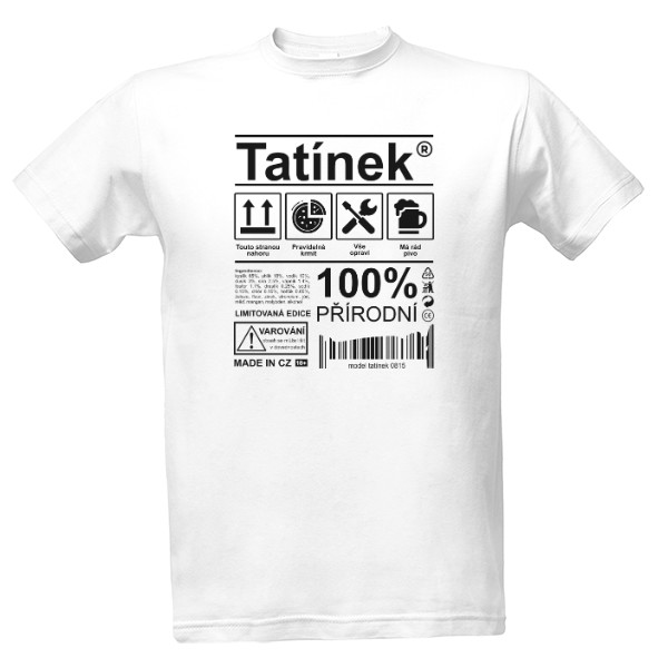 Tričko s potiskem Tatínek