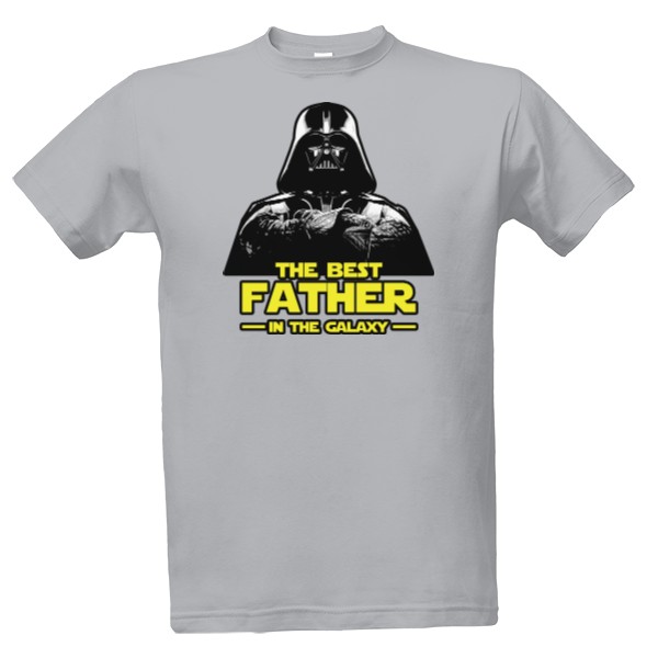 Tričko s potiskem The best father in the galaxy