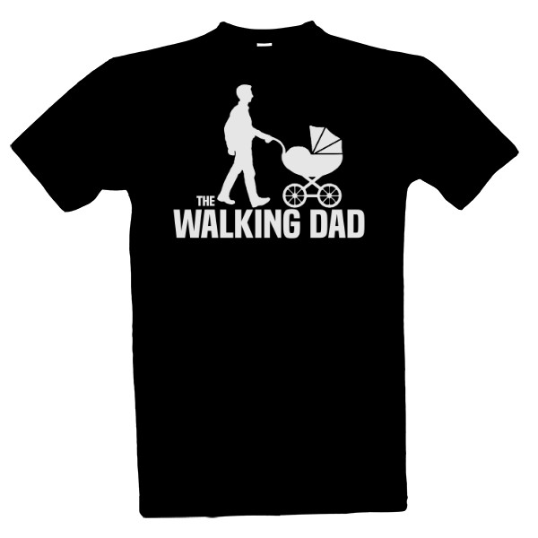 Tričko s potiskem The Walking dad tričko