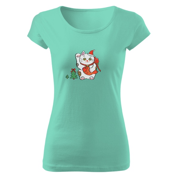 Vánoční kočička Maneki neko 